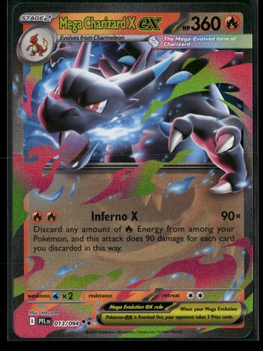 Pokémon mega charizard ex - charizard, x