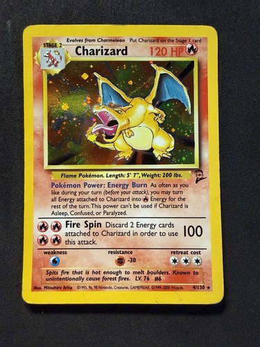 Pokemon tcg charizard holo - pokemon,