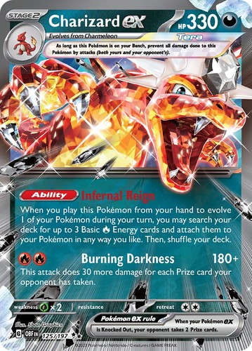 Charizard 125 197 obsidian - charizard, 125/197