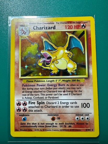 Charizard 102 base set - set, holo