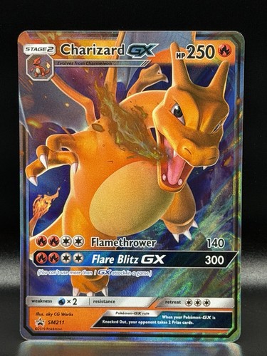 Pokemon card charizard - charizard, gx